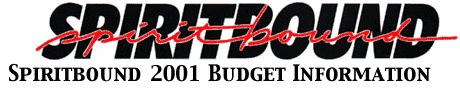 Spiritbound Budget Information